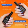 image:imageBeetles Gel Nail Kit Short Almond with Nail Dehydrator and Primer 576Pcs Half Matte EtchX Nail Tips Solid Glue Mini Lamp Nail Extension Set Gift with No Wipe Top Coat and Base Coat Set for Gel Poli