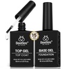 image:imageBeetles Gel Nail Kit Short Almond with Nail Dehydrator and Primer 576Pcs Half Matte EtchX Nail Tips Solid Glue Mini Lamp Nail Extension Set Gift with No Wipe Top Coat and Base Coat Set for Gel Poli