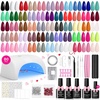 image:imageBeetles Gel Nail Polish Kit with U V Light with Gel Nail Tips FlatX  Square Coffin Short 320pcs 16 Sizes PreEtched Half Matte