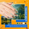 image:imageBeetles Gel Nail Polish Kit with U V Light with Gel Nail Tips FlatX  Square Coffin Short 320pcs 16 Sizes PreEtched Half Matte