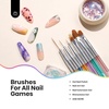 image:imageBeetles Gel Nail Polish Set with 6 Pcs Gel Nail Art Brushes Set