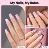 image:imageBeetles Gooseneck Flash Cure Nail Lamp 36 mWcm Cordless UV Nail Lamp Rechargeable 2000mAh Meowgic MilkKitty UV Light for Gel Nails Press on Nails Tips Glue Dryer Smart Sensor DIY Mini Curing Lamps94 Square Short 288pcs HemaFree Nail Kit