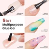 image:imageBeetles Gooseneck Flash Cure Nail Lamp 36 mWcm Cordless UV Nail Lamp Rechargeable 2000mAh Meowgic MilkKitty UV Light for Gel Nails Press on Nails Tips Glue Dryer Smart Sensor DIY Mini Curing Lamps72 2PCS 5 in 1 Nail Glue