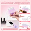 image:imageBeetles Gooseneck Flash Cure Nail Lamp 36 mWcm Cordless UV Nail Lamp Rechargeable 2000mAh Meowgic MilkKitty UV Light for Gel Nails Press on Nails Tips Glue Dryer Smart Sensor DIY Mini Curing Lamps101 White Nail Tips Gooseneck UV Nail Lamp