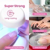 image:imageBeetles Gooseneck Flash Cure Nail Lamp 36 mWcm Cordless UV Nail Lamp Rechargeable 2000mAh Meowgic MilkKitty UV Light for Gel Nails Press on Nails Tips Glue Dryer Smart Sensor DIY Mini Curing Lamps61Almond Short 288pcs Etch X Nail Kit