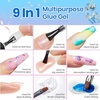 image:imageBeetles Gooseneck Flash Cure Nail Lamp 36 mWcm Cordless UV Nail Lamp Rechargeable 2000mAh Meowgic MilkKitty UV Light for Gel Nails Press on Nails Tips Glue Dryer Smart Sensor DIY Mini Curing Lamps01 2PCS 15ml Gel Nail Glue