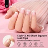 image:imageBeetles Gooseneck Flash Cure Nail Lamp 36 mWcm Cordless UV Nail Lamp Rechargeable 2000mAh Meowgic MilkKitty UV Light for Gel Nails Press on Nails Tips Glue Dryer Smart Sensor DIY Mini Curing Lamps31Square Extra Short 288pcs1 Etch X Nail Tips