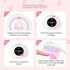 image:imageBeetles Gooseneck Flash Cure Nail Lamp 36 mWcm Cordless UV Nail Lamp Rechargeable 2000mAh Meowgic MilkKitty UV Light for Gel Nails Press on Nails Tips Glue Dryer Smart Sensor DIY Mini Curing Lamps101 White Nail Tips Gooseneck UV Nail Lamp