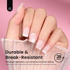 image:imageBeetles Gooseneck Flash Cure Nail Lamp 36 mWcm Cordless UV Nail Lamp Rechargeable 2000mAh Meowgic MilkKitty UV Light for Gel Nails Press on Nails Tips Glue Dryer Smart Sensor DIY Mini Curing Lamps31Square Extra Short 288pcs1 Etch X Nail Tips