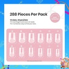 image:imageBeetles Gooseneck Flash Cure Nail Lamp 36 mWcm Cordless UV Nail Lamp Rechargeable 2000mAh Meowgic MilkKitty UV Light for Gel Nails Press on Nails Tips Glue Dryer Smart Sensor DIY Mini Curing Lamps33Square Short 288pcs Etch X Nail Tips
