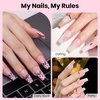 image:imageBeetles Gooseneck Flash Cure Nail Lamp 36 mWcm Cordless UV Nail Lamp Rechargeable 2000mAh Meowgic MilkKitty UV Light for Gel Nails Press on Nails Tips Glue Dryer Smart Sensor DIY Mini Curing Lamps93 Coffin Medium 288pcs HemaFree Nail Kit