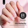 image:imageBeetles Gooseneck Flash Cure Nail Lamp 36 mWcm Cordless UV Nail Lamp Rechargeable 2000mAh Meowgic MilkKitty UV Light for Gel Nails Press on Nails Tips Glue Dryer Smart Sensor DIY Mini Curing Lamps32Square Extra Short 288pcs2 Etch X Nail Tips