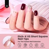 image:imageBeetles Gooseneck Flash Cure Nail Lamp 36 mWcm Cordless UV Nail Lamp Rechargeable 2000mAh Meowgic MilkKitty UV Light for Gel Nails Press on Nails Tips Glue Dryer Smart Sensor DIY Mini Curing Lamps32Square Extra Short 288pcs2 Etch X Nail Tips