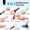 image:imageBeetles Gooseneck Flash Cure Nail Lamp 36 mWcm Cordless UV Nail Lamp Rechargeable 2000mAh Meowgic MilkKitty UV Light for Gel Nails Press on Nails Tips Glue Dryer Smart Sensor DIY Mini Curing Lamps09Almond Short 504pcs Etch X Nail Kit