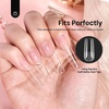image:imageBeetles Gooseneck Flash Cure Nail Lamp 36 mWcm Cordless UV Nail Lamp Rechargeable 2000mAh Meowgic MilkKitty UV Light for Gel Nails Press on Nails Tips Glue Dryer Smart Sensor DIY Mini Curing Lamps332Square Long 288pcs Etch X Nail Tips