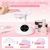image:imageBeetles Gooseneck Flash Cure Nail Lamp 36 mWcm Cordless UV Nail Lamp Rechargeable 2000mAh Meowgic MilkKitty UV Light for Gel Nails Press on Nails Tips Glue Dryer Smart Sensor DIY Mini Curing Lamps101 White Nail Tips Gooseneck UV Nail Lamp