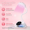 image:imageBeetles Gooseneck Flash Cure Nail Lamp 36 mWcm Cordless UV Nail Lamp Rechargeable 2000mAh Meowgic MilkKitty UV Light for Gel Nails Press on Nails Tips Glue Dryer Smart Sensor DIY Mini Curing Lamps101 White Nail Tips Gooseneck UV Nail Lamp