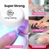 image:imageBeetles Gooseneck Flash Cure Nail Lamp 36 mWcm Cordless UV Nail Lamp Rechargeable 2000mAh Meowgic MilkKitty UV Light for Gel Nails Press on Nails Tips Glue Dryer Smart Sensor DIY Mini Curing Lamps93 Coffin Medium 288pcs HemaFree Nail Kit