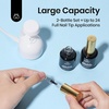image:imageBeetles Gooseneck Flash Cure Nail Lamp 36 mWcm Cordless UV Nail Lamp Rechargeable 2000mAh Meowgic MilkKitty UV Light for Gel Nails Press on Nails Tips Glue Dryer Smart Sensor DIY Mini Curing Lamps01 2PCS 15ml HEMAFree Nail Glue