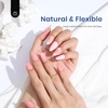 image:imageBeetles Gooseneck Flash Cure Nail Lamp 36 mWcm Cordless UV Nail Lamp Rechargeable 2000mAh Meowgic MilkKitty UV Light for Gel Nails Press on Nails Tips Glue Dryer Smart Sensor DIY Mini Curing Lamps09Almond Short 504pcs Etch X Nail Kit