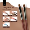 image:imageBeetles Nail Art Brushes 31pcs and Blooming Gel Set Clear UV LED Aura Nails Gel Polish for Spreading Effect Marble Natural Stone Watercolor Floral Print Soak Off Dotting Tools Nail Art Pens016Pcs Elegant Nail Art Brushes