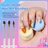 image:imageBeetles Nail Art Brushes 31pcs and Blooming Gel Set Clear UV LED Aura Nails Gel Polish for Spreading Effect Marble Natural Stone Watercolor Floral Print Soak Off Dotting Tools Nail Art Pens031pcs Nail Art Brush Set