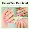 image:imageBeetles Nail Art Brushes 31pcs and Blooming Gel Set Clear UV LED Aura Nails Gel Polish for Spreading Effect Marble Natural Stone Watercolor Floral Print Soak Off Dotting Tools Nail Art Pens1Oval Clean Up Brush