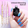 image:imageBeetles Nail Art Brushes 31pcs and Blooming Gel Set Clear UV LED Aura Nails Gel Polish for Spreading Effect Marble Natural Stone Watercolor Floral Print Soak Off Dotting Tools Nail Art Pens31pcs Nail Art Brushes with Blooming Gel