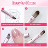 image:imageBeetles Nail Art Brushes 31pcs and Blooming Gel Set Clear UV LED Aura Nails Gel Polish for Spreading Effect Marble Natural Stone Watercolor Floral Print Soak Off Dotting Tools Nail Art Pens1Pcs Builder DoubleEnded Gel Nail Art Design Pen