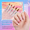image:imageBeetles Nail Art Brushes 31pcs and Blooming Gel Set Clear UV LED Aura Nails Gel Polish for Spreading Effect Marble Natural Stone Watercolor Floral Print Soak Off Dotting Tools Nail Art Pens031pcs Nail Art Brush Set