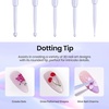 image:imageBeetles Nail Art Brushes 31pcs and Blooming Gel Set Clear UV LED Aura Nails Gel Polish for Spreading Effect Marble Natural Stone Watercolor Floral Print Soak Off Dotting Tools Nail Art PensNail Art Sculpture Pen 5 Pcs