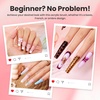 image:imageBeetles Nail Art Brushes 31pcs and Blooming Gel Set Clear UV LED Aura Nails Gel Polish for Spreading Effect Marble Natural Stone Watercolor Floral Print Soak Off Dotting Tools Nail Art Pens1Acrylic Nail Brush 3pcs