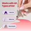image:imageBeetles Nail Art Brushes 31pcs and Blooming Gel Set Clear UV LED Aura Nails Gel Polish for Spreading Effect Marble Natural Stone Watercolor Floral Print Soak Off Dotting Tools Nail Art Pens1Pcs Ombr Gel Nail Art Design Pen