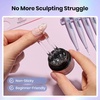 image:imageBeetles Nail Art Brushes 31pcs and Blooming Gel Set Clear UV LED Aura Nails Gel Polish for Spreading Effect Marble Natural Stone Watercolor Floral Print Soak Off Dotting Tools Nail Art Pens15PCS Nail Art Dotting Tools3D Nail Gel
