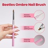 image:imageBeetles Nail Art Brushes 31pcs and Blooming Gel Set Clear UV LED Aura Nails Gel Polish for Spreading Effect Marble Natural Stone Watercolor Floral Print Soak Off Dotting Tools Nail Art Pens1Pcs Ombr Gel Nail Art Design Pen