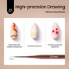image:imageBeetles Nail Art Brushes 31pcs and Blooming Gel Set Clear UV LED Aura Nails Gel Polish for Spreading Effect Marble Natural Stone Watercolor Floral Print Soak Off Dotting Tools Nail Art Pens016Pcs Elegant Nail Art Brushes