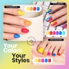 image:imageBeetles Neon Nail Polish Set  Quick Dry Kit 12 Colors with 12PCS Glitter Rainbow Quickdrying for DIY Nail Art Salon