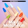 image:imageBeetles Neon Nail Polish Set  Quick Dry Kit 12 Colors with 12PCS Glitter Rainbow Quickdrying for DIY Nail Art Salon