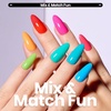 image:imageBeetles Neon Nail Polish Set  Quick Dry Kit 12 Colors with 12PCS Glitter Rainbow Quickdrying for DIY Nail Art Salon