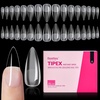 image:imageBeetles Tipex Instant Apex Nail Tips Stiletto Medium 192pcs 16 Sizes PreBuilding with Tipex Nail Glue Gel 2 Pcs 20g