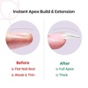 image:imageBeetles Tipex Instant Apex Nail Tips Stiletto Medium 192pcs 16 Sizes PreBuilding with Tipex Nail Glue Gel 2 Pcs 20g
