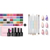 image:imageBeetles Gel Nail Polish Set with 6 Pcs Gel Nail Art Brushes Set