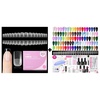 image:imageBeetles Tipex Lite Apex Nail Tips Square Short 256pcs 16 Sizes with 85 Pcs Gel Nail Polish Kit  35 Colors Gel Polish Set Travel Diary All in