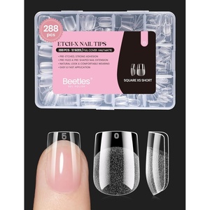 image:imageBeetles Gooseneck Flash Cure Nail Lamp 36 mWcm Cordless UV Nail Lamp Rechargeable 2000mAh Meowgic MilkKitty UV Light for Gel Nails Press on Nails Tips Glue Dryer Smart Sensor DIY Mini Curing Lamps32Square Extra Short 288pcs2 Etch X Nail Tips