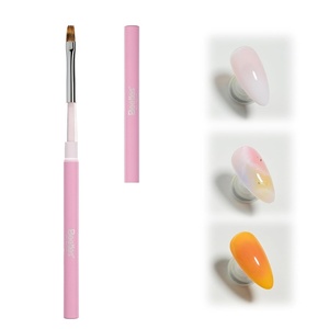image:imageBeetles Nail Art Brushes 31pcs and Blooming Gel Set Clear UV LED Aura Nails Gel Polish for Spreading Effect Marble Natural Stone Watercolor Floral Print Soak Off Dotting Tools Nail Art Pens1Pcs Ombr Gel Nail Art Design Pen