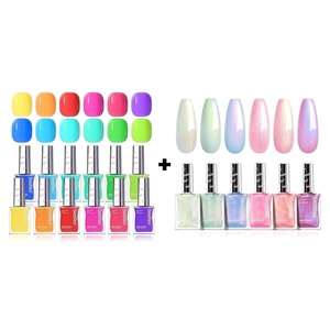 image:imageBeetles Neon Nail Polish Set  Quick Dry Kit 12 Colors Hot Pink Green Blue Yellow Red with 6 Colors Shimmer Fingernaill Kit Gift for Girls Women
