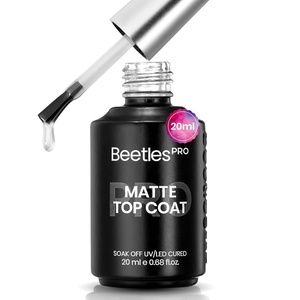 image:imageBeetles PRO FIRMET Hard Gel for Nails HEMAFree amp TPOFree amp Low HeatClear Builder Nail Gel for Building CCurve Apex amp ExtensionsPros Salon Quality 04oz0220ml matte top coat
