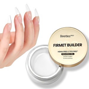 image:imageBeetles PRO FIRMET Hard Gel for Nails HEMAFree amp TPOFree amp Low HeatClear Builder Nail Gel for Building CCurve Apex amp ExtensionsPros Salon Quality 04oz12ml PRO FIRMET Hard Gel