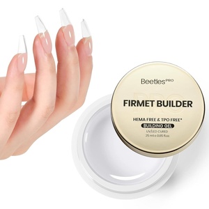 image:imageBeetles PRO FIRMET Hard Gel for Nails HEMAFree amp TPOFree amp Low HeatClear Builder Nail Gel for Building CCurve Apex amp ExtensionsPros Salon Quality 04oz25ml PRO FIRMET Hard Gel