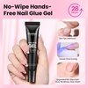 image:imageBeetles Gel Nail Kit FlatX Almond Medium 320pcs 16 Sizes Nail Tips 20g Nail Glue HandFree10ml Glue Remover 75ml Base Gel amp Top Coat Mini Lamp Acrylic Press On Nail Extension DIY at Home22 Almond Medium 320pcs HandFree GlueRemover